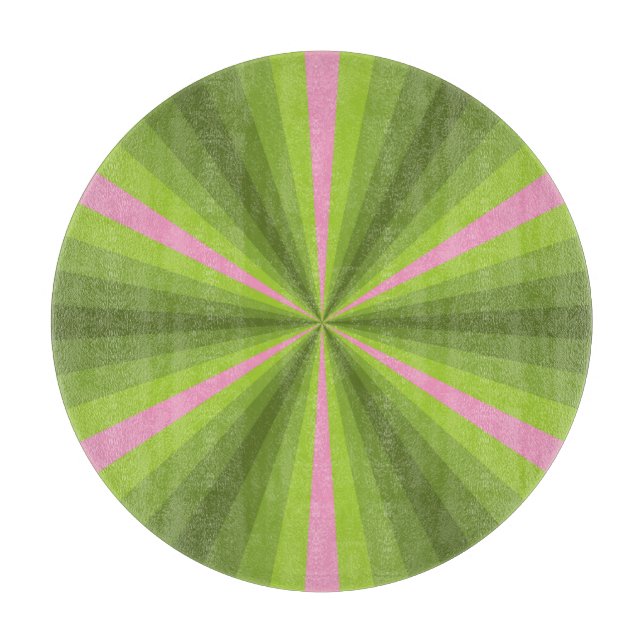 Spring Illusion Glass Cutting Board (Front)