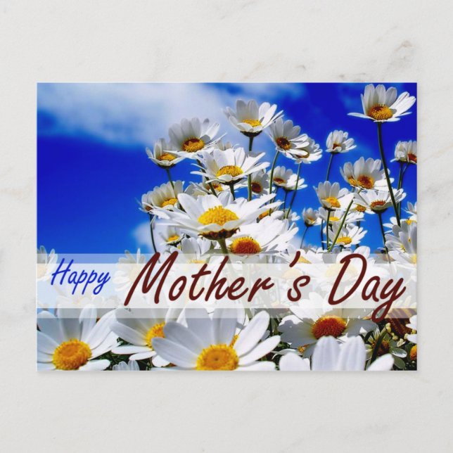 Spring IN blue sky for MOM Postcard (Front)