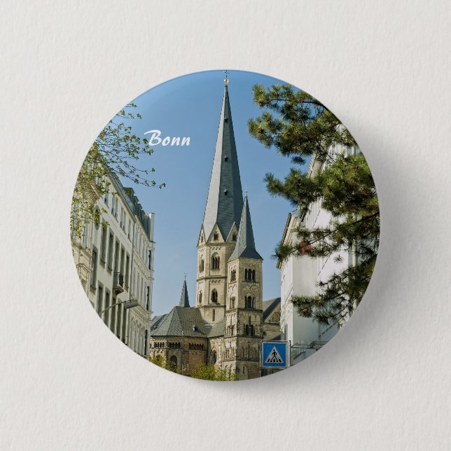 Spring in Bonn 6 Cm Round Badge (Front)