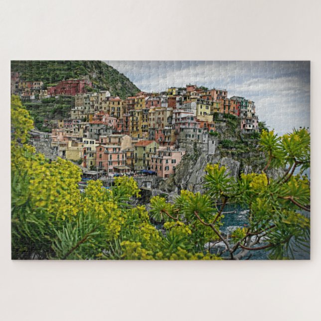 Spring in Manarola, Italia - 20x30 - 1014 pcs. Jigsaw Puzzle (Horizontal)