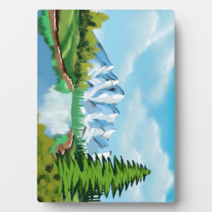 Spring in nature art plaque