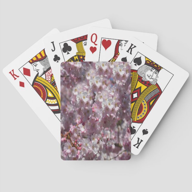 Spring in Pink Playing Cards (Back)