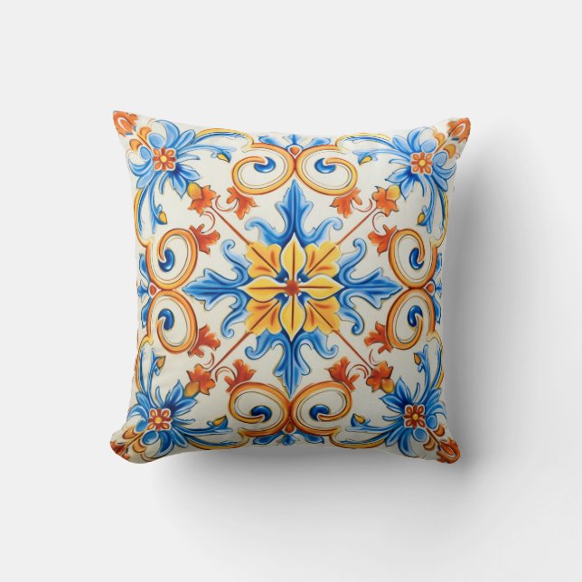 Spring in Sardinia Cushion (Front)