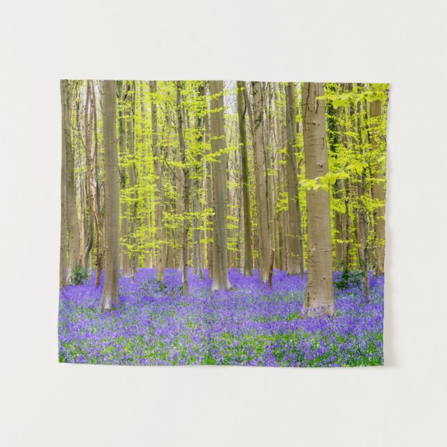 Spring in the Blue Forest Tapestry (Front (Horizontal))