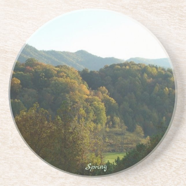 Spring in the Blue Ridge Mountains Coaster (Front)