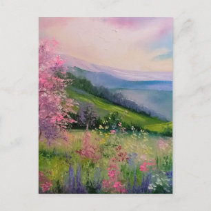 Spring in the Carpathians Postcard