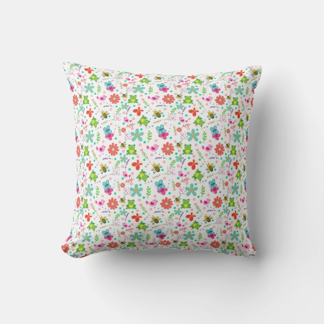 Spring in the Garden Cushion (Front)