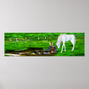 Spring in the Meadow Poster Print