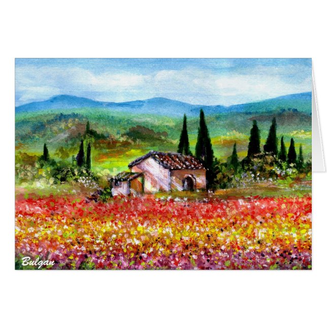 SPRING IN TUSCANY LANDSCAPE (Front Horizontal)