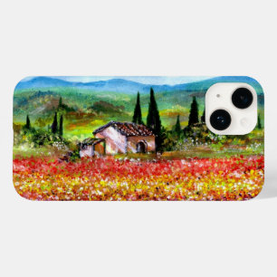 SPRING IN TUSCANY LANDSCAPE Colourful Flower Field Case-Mate iPhone 14 Case