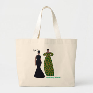 Spring Into Fashion! Large Tote Bag