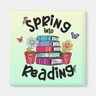 Spring Into Reading Magnet