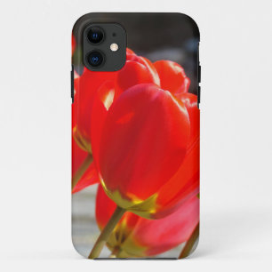 Spring iPhone 5 covers Red Tulip Flowers