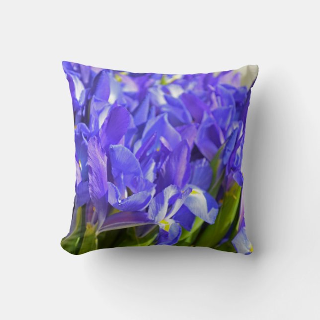 Spring iris cushion (Front)