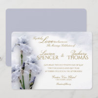 Spring Iris Garden Wedding