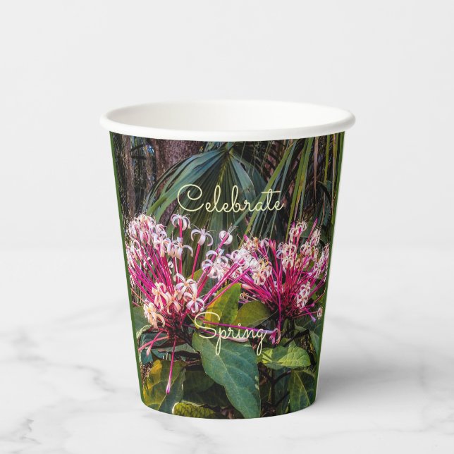 Spring is coming. Paper cup (Back)