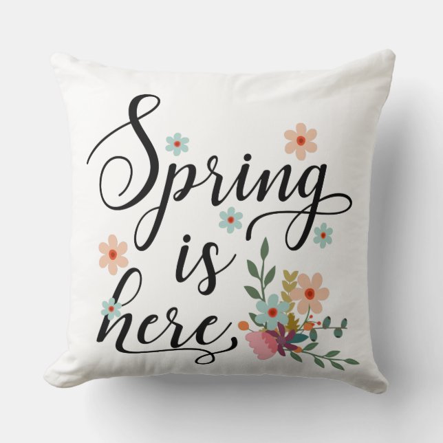 spring is here cushion (Front)