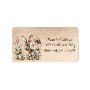 Spring Jack Rabbit Label