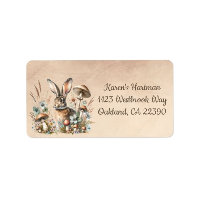 Spring Jack Rabbit Label (Front)