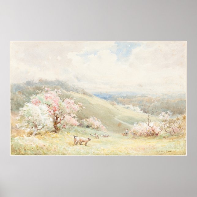 Spring - Joseph Rubens Powell Fine Art Poster (Front)