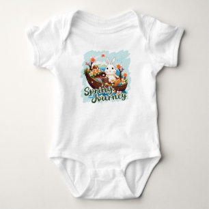 Spring journey baby bodysuit