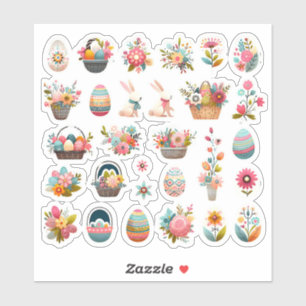 "Spring Joy – Easter Sticker Set"