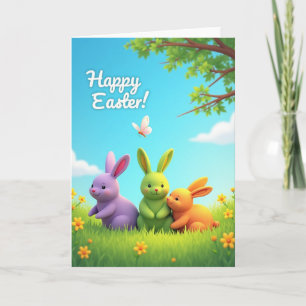 Spring Joy Glitter Texture Card