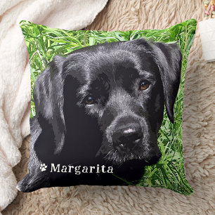 Spring Joy - Labrador Retriever - Black Lab Cushion
