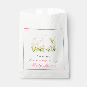 Spring Lamb Baby Shower Favour Bag