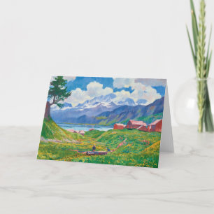 Spring Landscape   Giovanni Giacometti Card