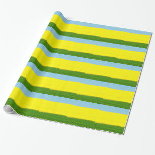 Spring Landscape Meadow Wrapping Paper