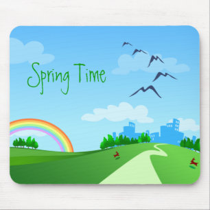 Spring landscape, mousepad