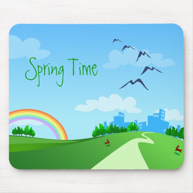 Spring landscape, mousepad (Front)