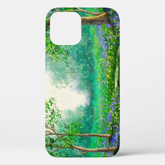 Spring landscape oil painting, forest. Case-Mate iPhone case (Back)