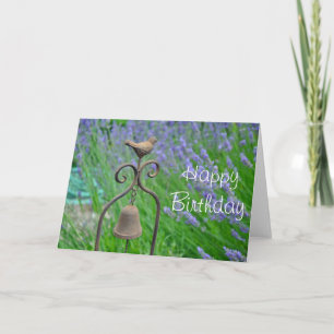 Spring lavendar garden card