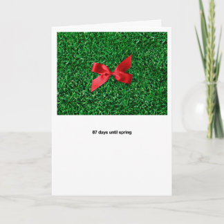 Spring Lawn Holiday Card