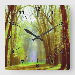 Spring Light Wall Clock