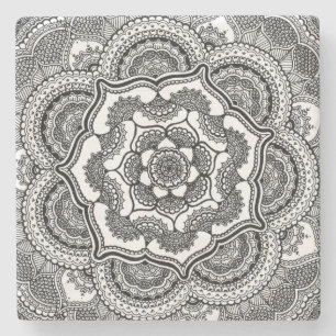 Spring Lotus Stone Coaster