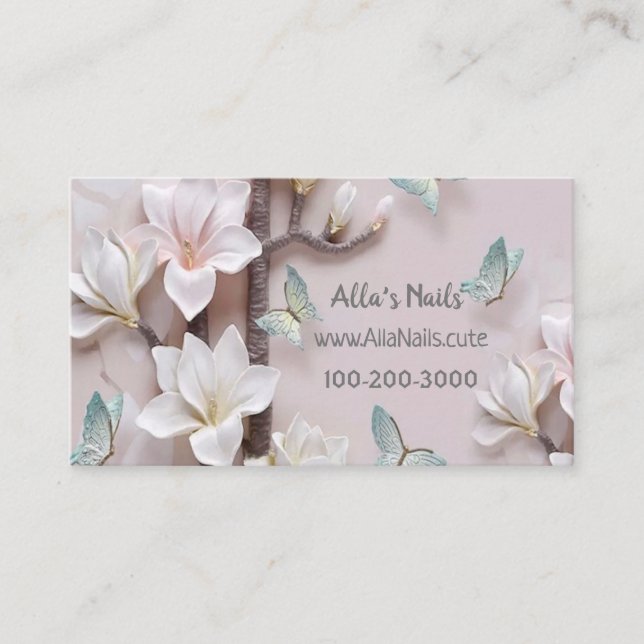 Spring Love  Business Card (Front)