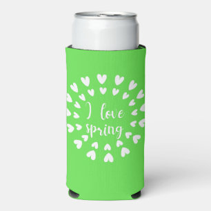 Spring Love, Little Hearts Seltzer Can Cooler