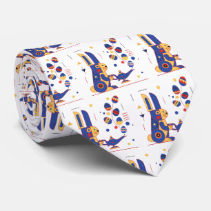 Spring magic to Easter pattern Tie