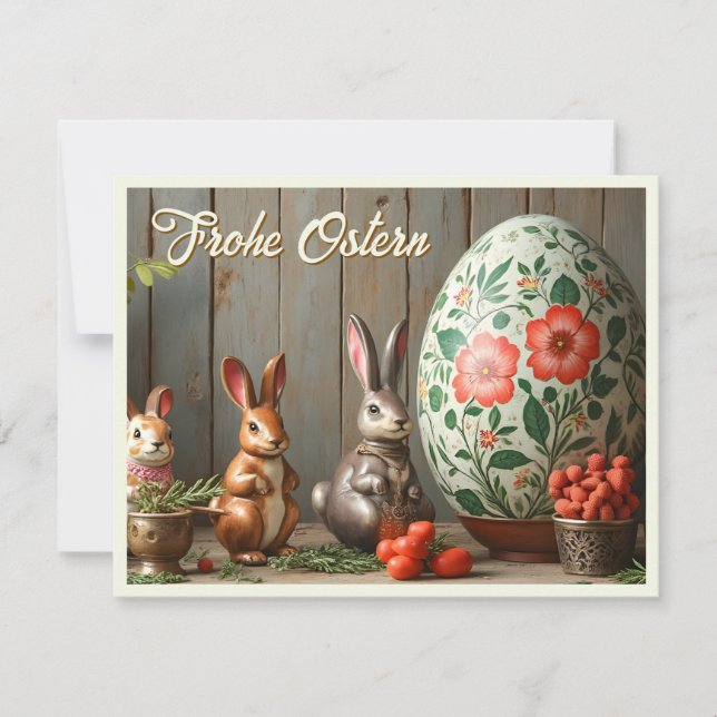 Spring Magic with Blossoms and Bunny Happiness (Front)
