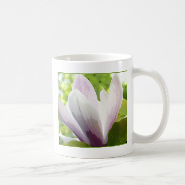spring magnolia flower coffee mug (Right)