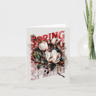 Spring Magnolias Card