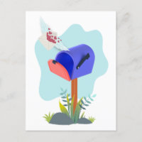 Spring Mailbox Airmail