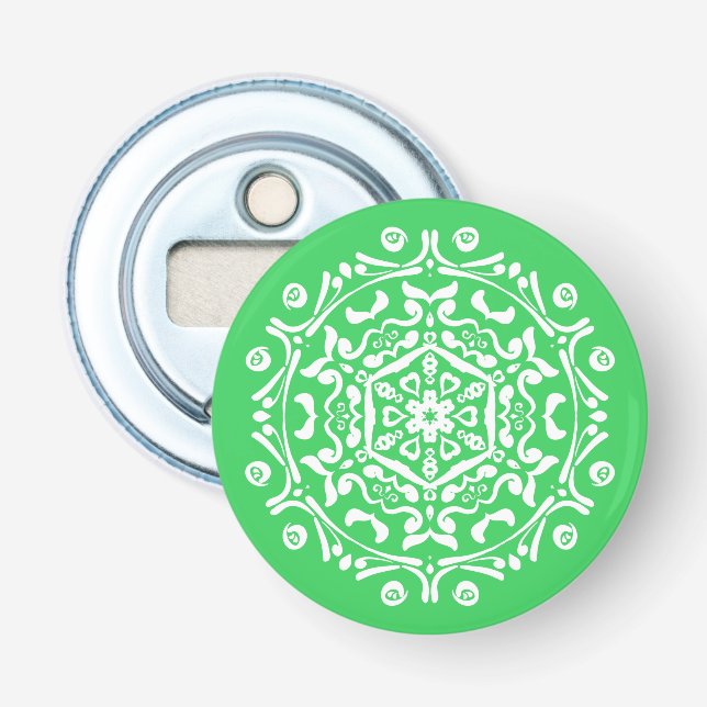 Spring Mandala Bottle Opener (Front)