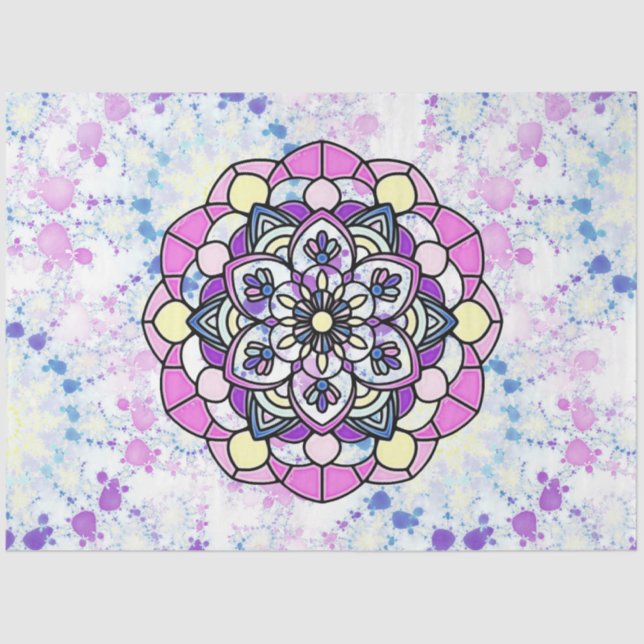 Spring Mandala C Tissue Paper (Front)