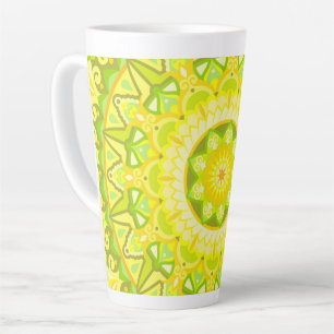 Spring Mandala  Latte Mug