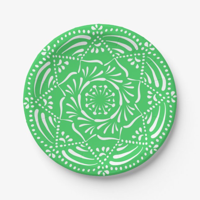 Spring Mandala Paper Plate (Front)