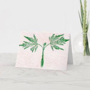 "Spring Maple" Tiled Country Greeting Card